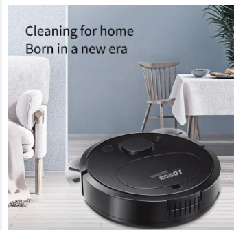 Smart Vacuum Cleaner - 3 in 1Robot Cleaner for Rooms Cleaning